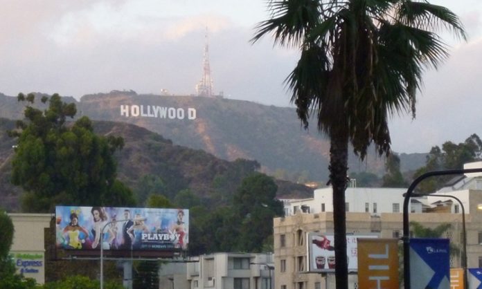 Blick auf die Hollywood-Lettern
